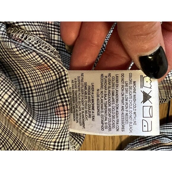 Wrangler Retro Top Women Size XL Floral Pearl Snap Western Rodeo Cowgirl Country - Picture 13 of 16